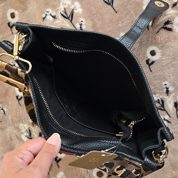 NWT Simply Southern Leopard Print Crossbody Satchel Bag - Picture 4 of 6